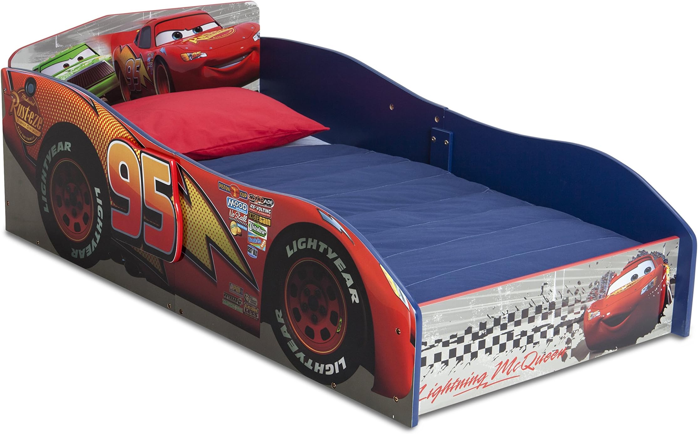 Delta Children Disney/Pixar Cars Wood Toddler Bed
