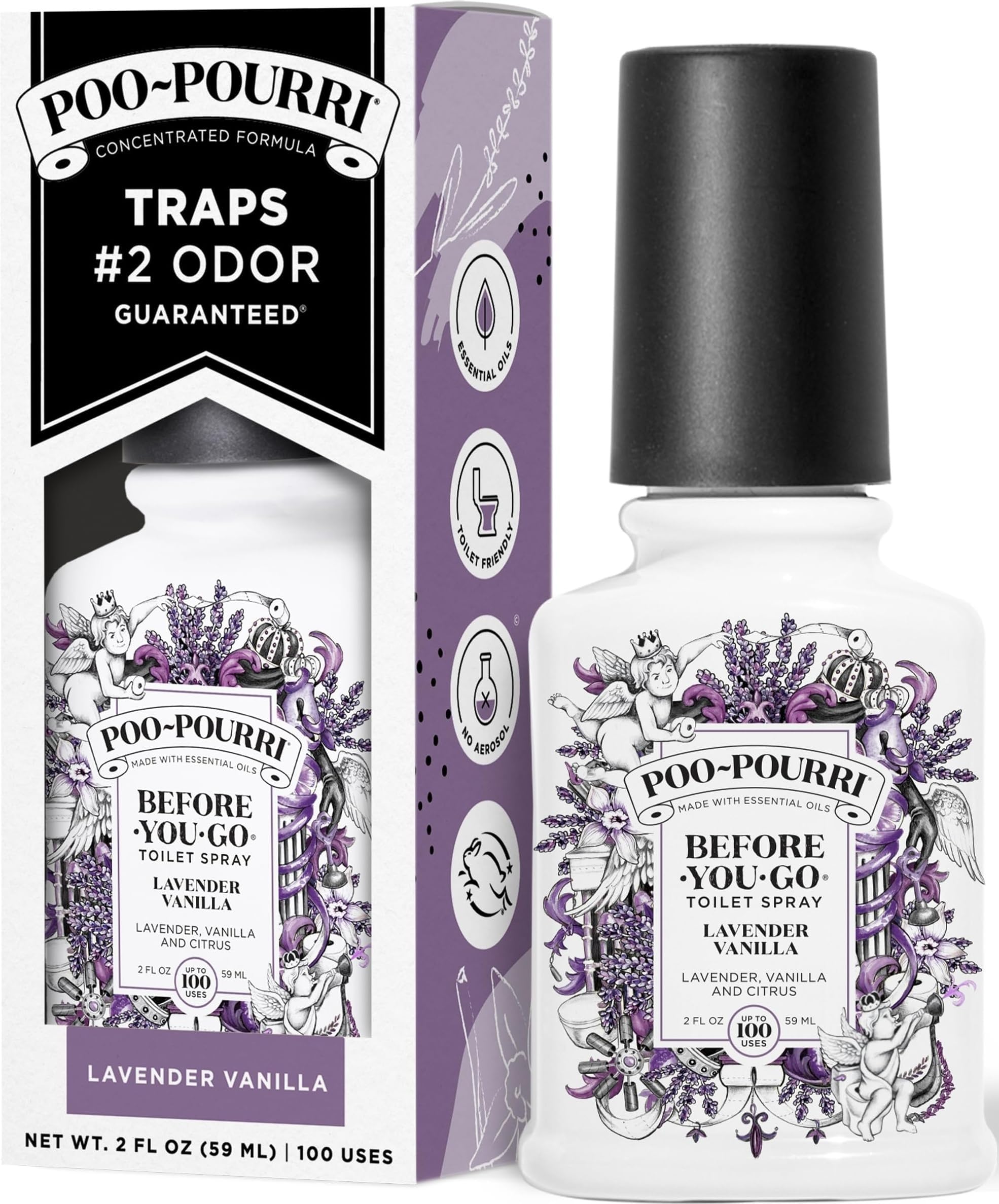 PP フレグランスボトル ラベンダーバニラ 59ml