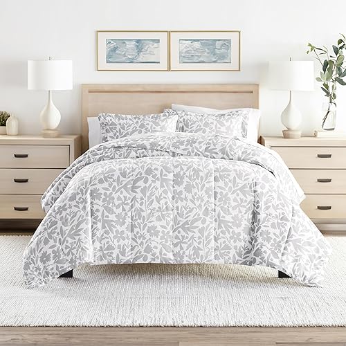 Miniatura 8 de Juego de colcha individual de Linen Market (2 piezas) lleva el lujo a casa con nuestros edredones alternativos de plumón suaves y ligeros de tamaño