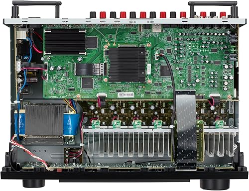 Miniatura 3 de Denon AVR-X1800H Receptor estéreo AV de 7.2 canales, 80 Wcanal, transmisión inalámbrica a través de HEOS incorporados, WiFi y Bluetooth, compatible