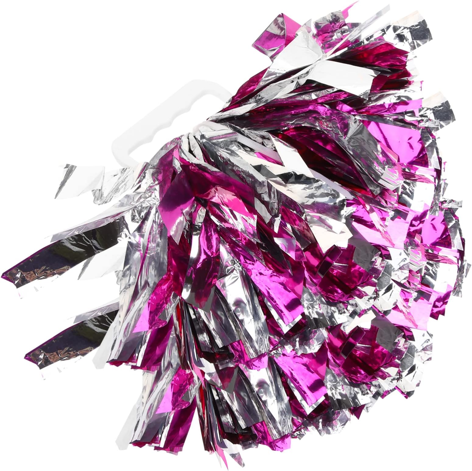 2pcs Cheerleading Bouquet Poms Small Cheerleader Dance Outfit Cheering Pompom Cheering Balls Cheering Tool Dance Balls Cheering Squad Supplies Cheering Props or Metal Foil Clothing