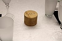 Vista 6 de Dependable Industries - Caja de bambú natural para sótano con tapa magnética de bloqueo giratorio, organizador de cocina, para panaderos (11 onzas)