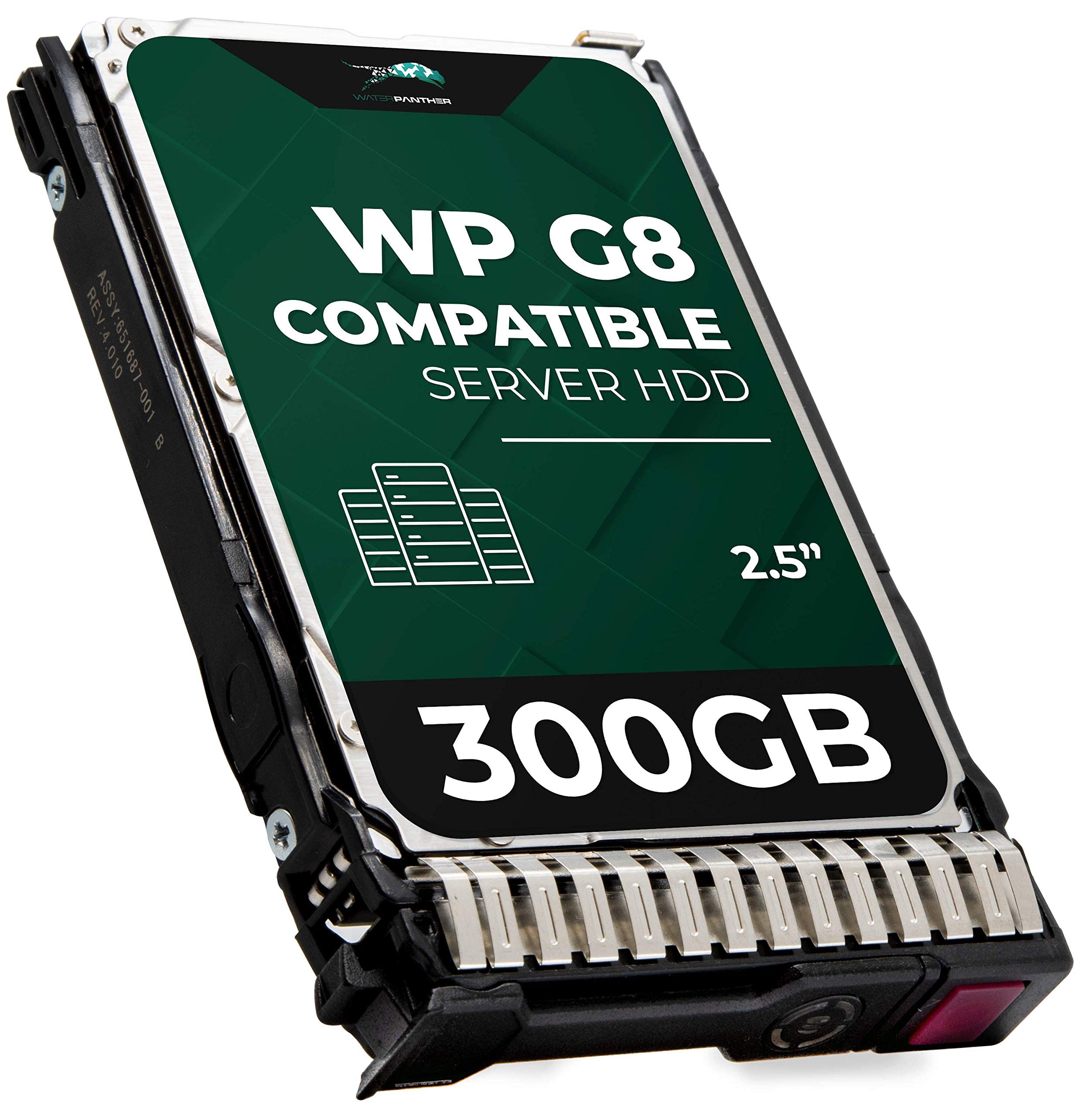 WP 300GB 10K SAS 12G 2.5" SFF HDD in HPE SC Compatible in HP ProLiant DL160 DL325 DL360 DL385 DL380 Gen8 Gen9 Gen10 Server