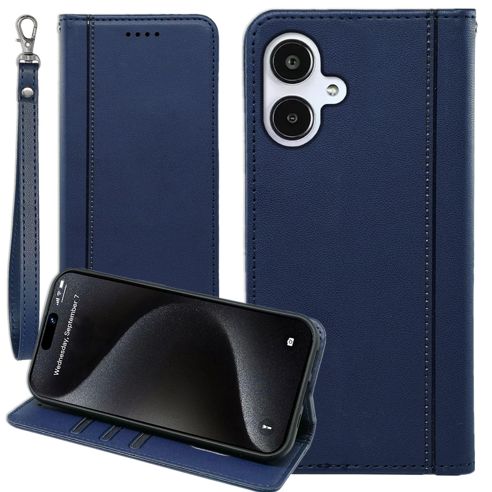 Samsung Galaxy A25 5G 本体　手帳型ケース付 Galaxy A25 5G ケース 耐衝撃 SC-53F/SCG33 カバー 手帳型 TPU+PU