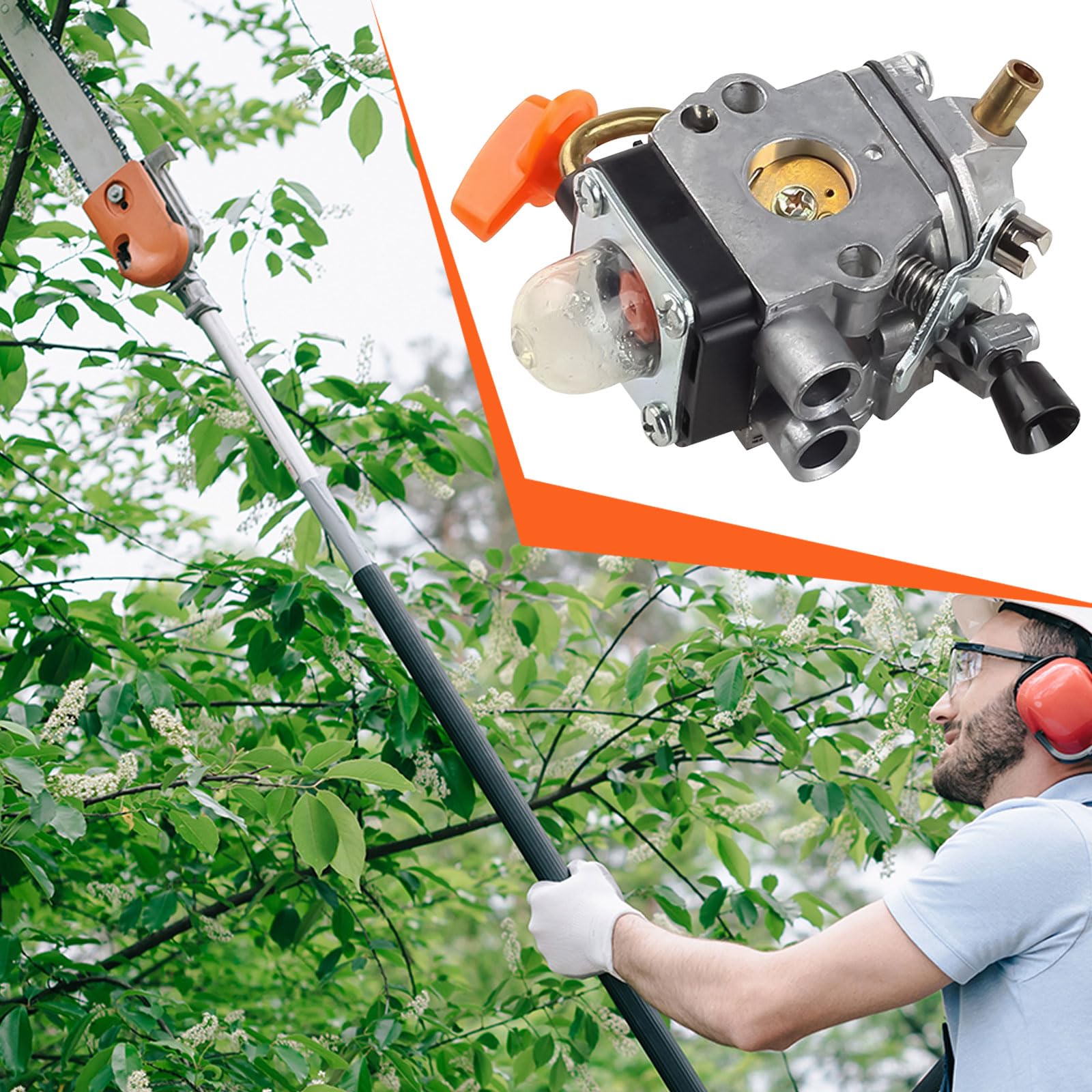 Carburateur FS90R C1Q-S174, Carburateur pour Stihl FS87 FS90 FS100 FS110R KM90 KM90R KM110R KM130R HT100 HT101 avec kit de réglage