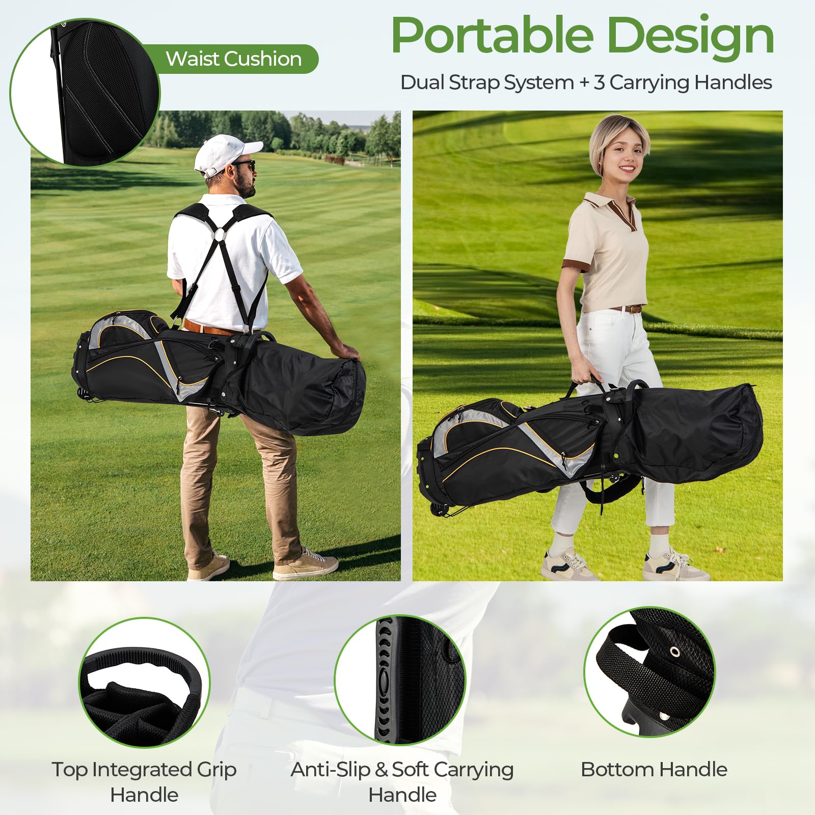 Amazon.com : ULTIMATE 8-Way Golf Stand Bag, 4.5 LBS Lightweight Amazon.com : ULTIMATE 8-Way Golf Stand Bag, 4.5 LBS Lightweight