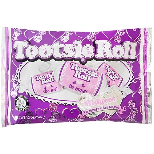 Miniatura 2 de Valentine Purple Tootsie Roll Midgees, bolsa de 12 onzas