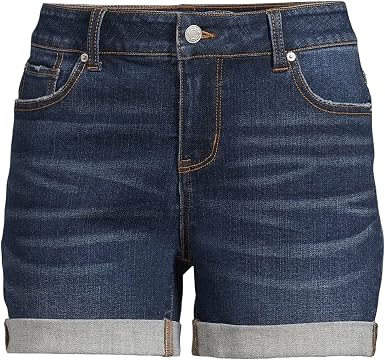 and Tru Women's Mid-Rise Denim Shorts 