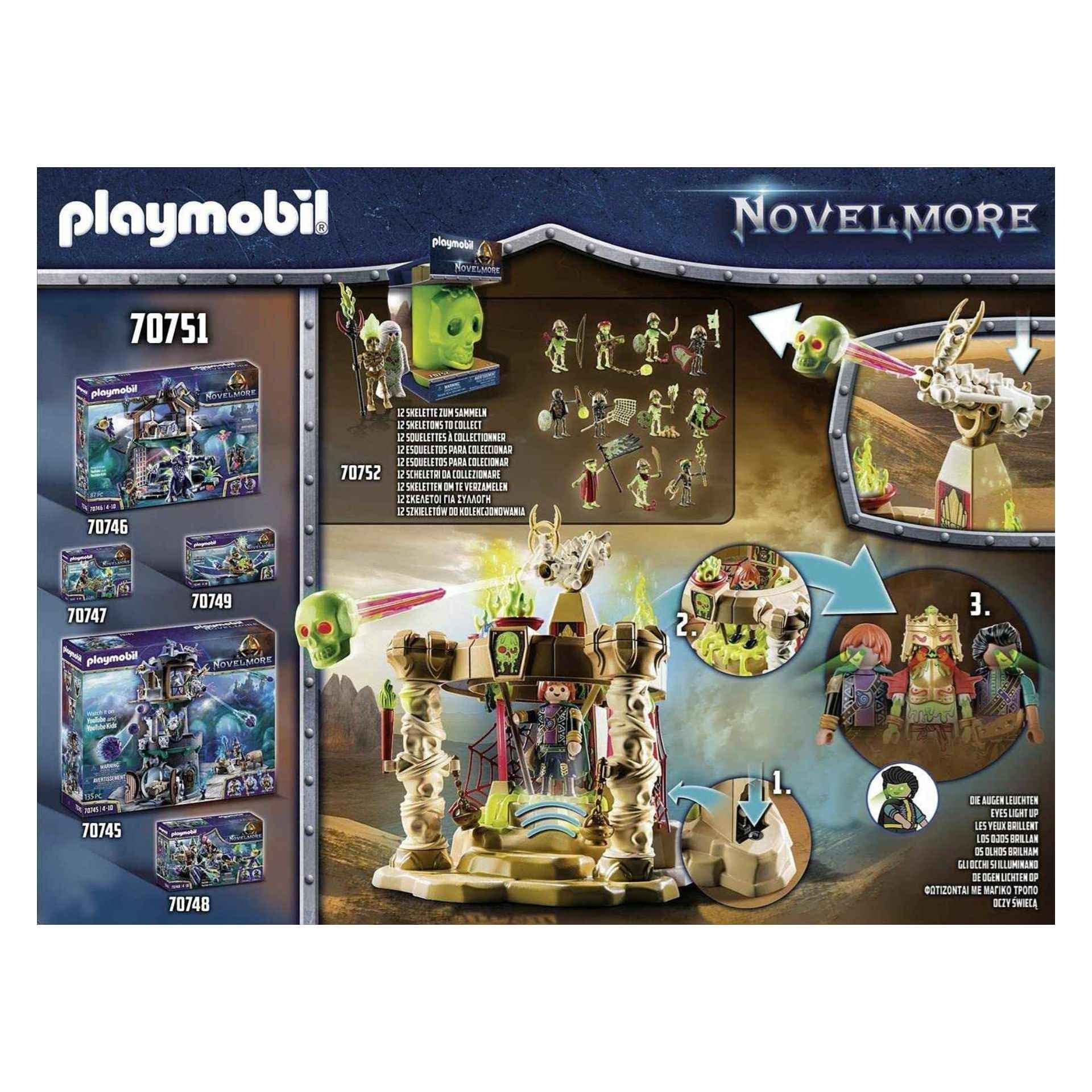 Amazon.com: Playmobil Sal'ahari Sands - Skeleton Army Temple