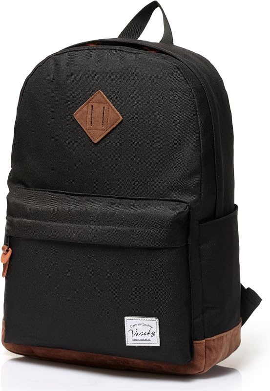 Mochila para Hombres y Mujeres, VASCHY Mochila Escolar de Viaje Liviana clásica Resistente al Agua Mochila Informal
