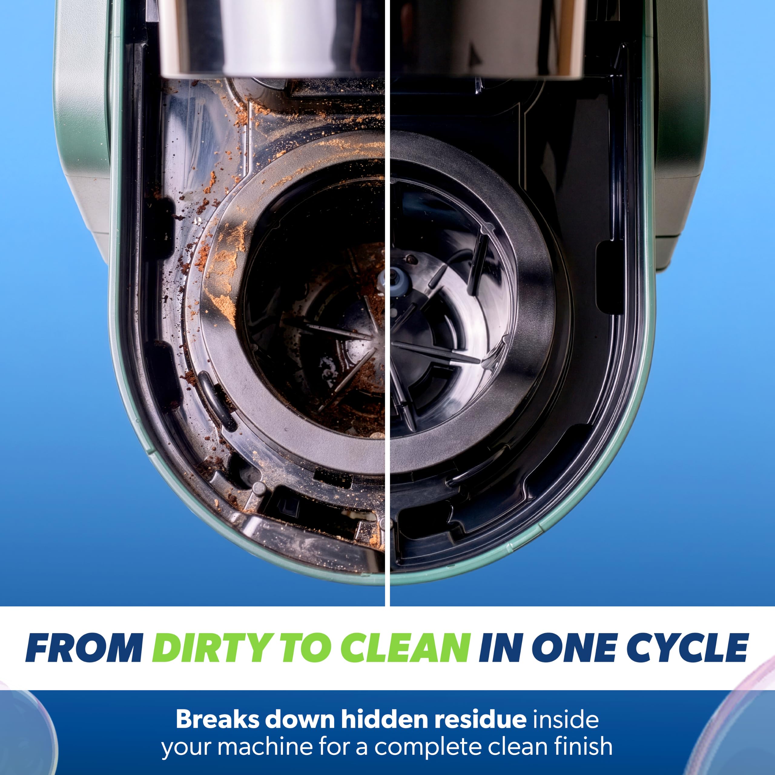 Quick & Clean - Paquete de 6 cartuchos de limpieza para máquinas Keurig K-Cup, compatible con 2.0, no tóxico