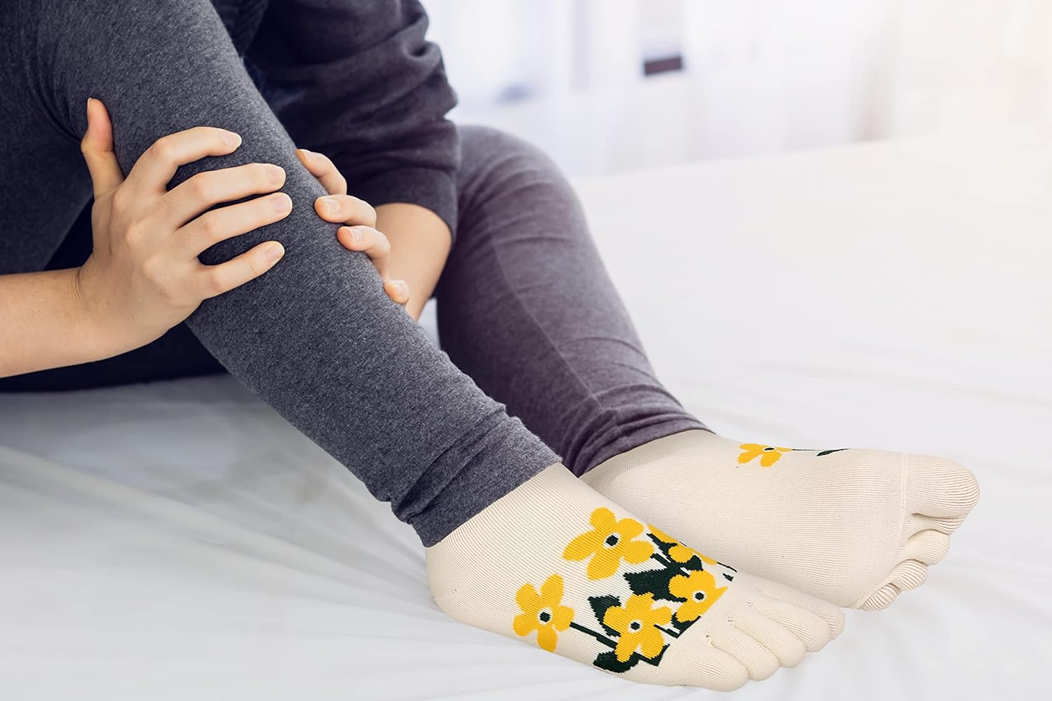 Benefeet Sox Funny Toe Socks Ankle Women Five Finger Socks Girls Cute Toe Seperated Cotton Sock Running Athletic Sock - Image 5