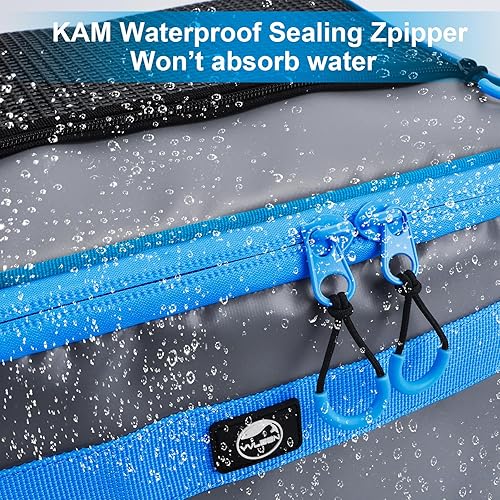 Miniatura 4 de YVLEEN Hielera impermeable para remo Borad, enfriador de SUP, material de PVC duradero, bolsa de cubierta con bolsillo superior de malla, correas