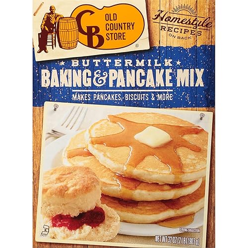 Cracker Barrel Old Country Store - Mezcla de mantequilla para hornear y panqueques (32 onzas (paquete de 2))