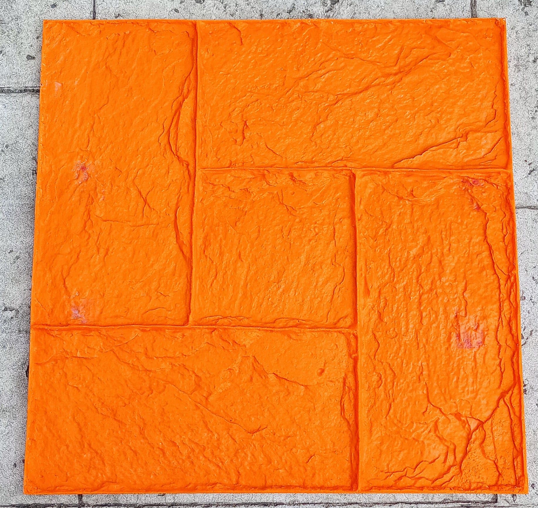Molde de hormigón impreso imitacion Losa Griega 61x61 cm - Moldes Hormigon Impreso Losa (FLEXIBLE)