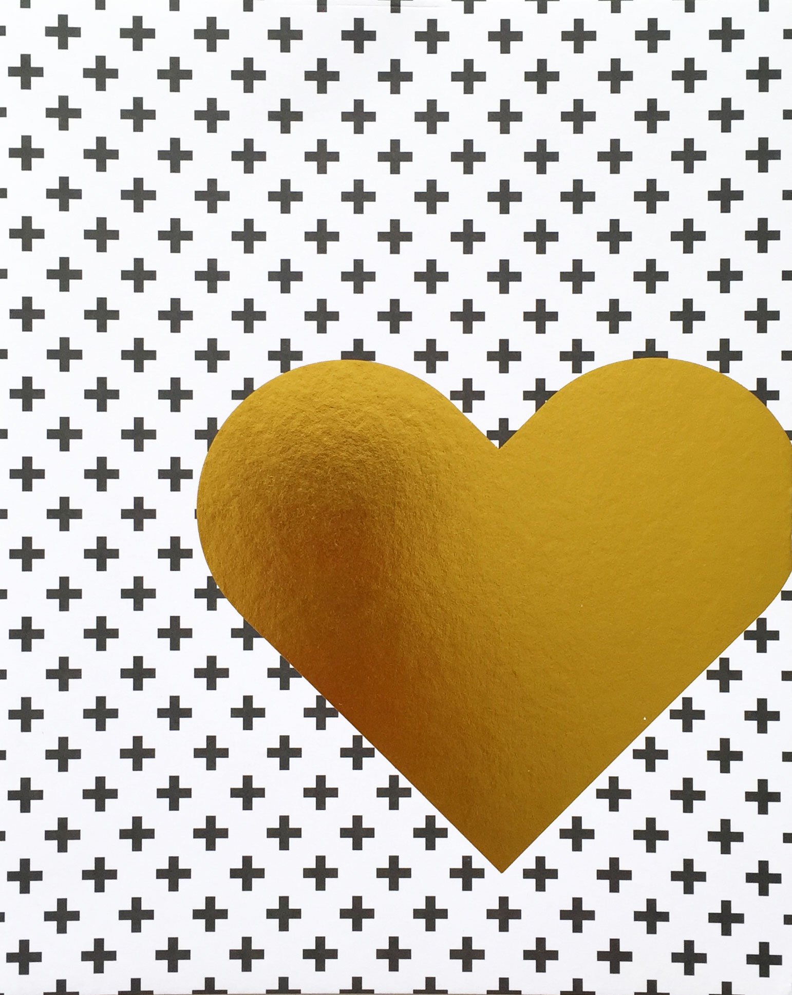 Fancy Pants Designs Fancy Pants Designs, 2480, 8x10 Foiled Heart Print