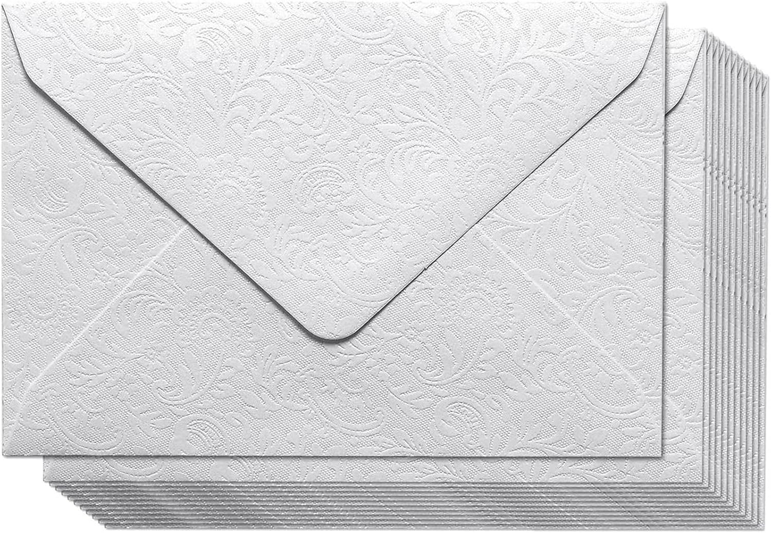 100 Pack Bulk Mini Envelopes for Gift & Small Business Note Cards (White, 4.3 x 3 in)