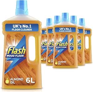 Flash Wood Floor Cleaner With Almond Oil, Mandarin & Cedarwood, 1 l ...
