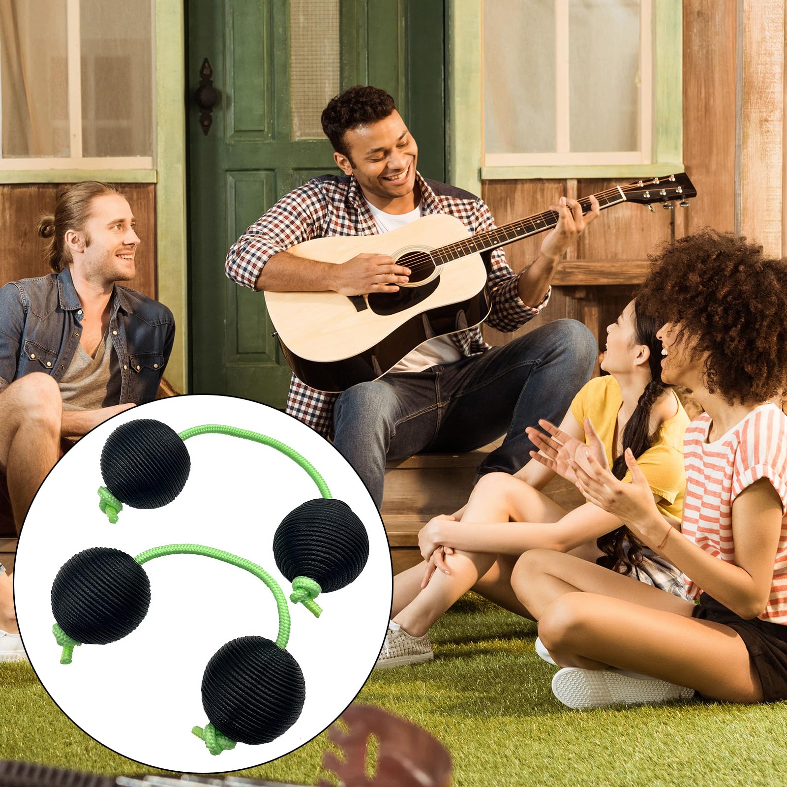 Aslatuas Rhythmische Kugeln, Kashaka-Shaker-Instrument, klassische afrikanische Shaker-Rasseln, Handpercussions für Kinder und Erwachsene, Sandeier, rhythmischer Rhythmus-Sand
