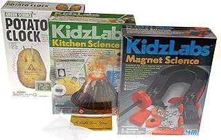 Hickoryville KidzLabs Science Bundle - Potato Clock, Kitchen Science & Magnet Science - coolthings.us