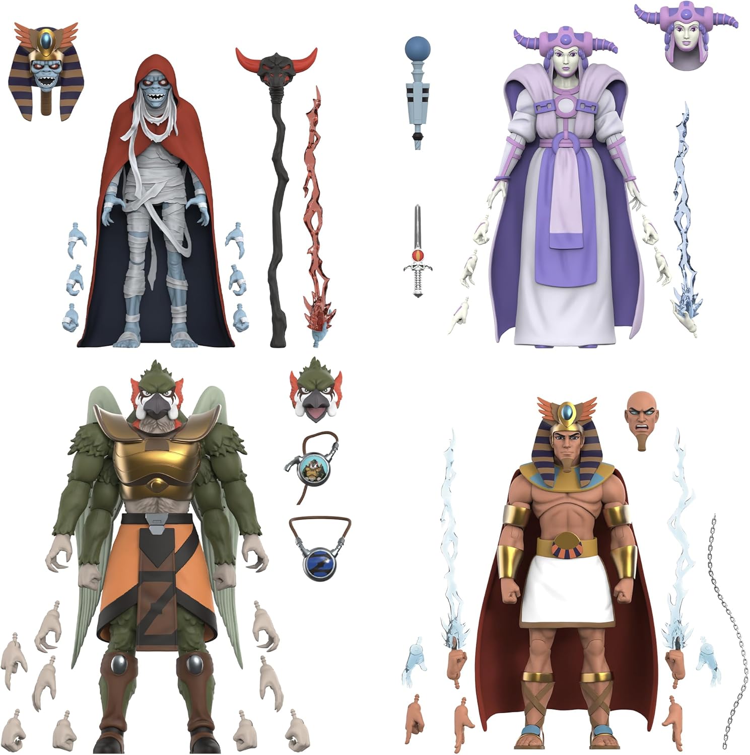 Super7 ULTIMATES! Thundercats Mumm-Ra (Old Man) - 7" Thundercats Action Figure with Accessories - Classic Cartoon Collectibles and Retro Toys