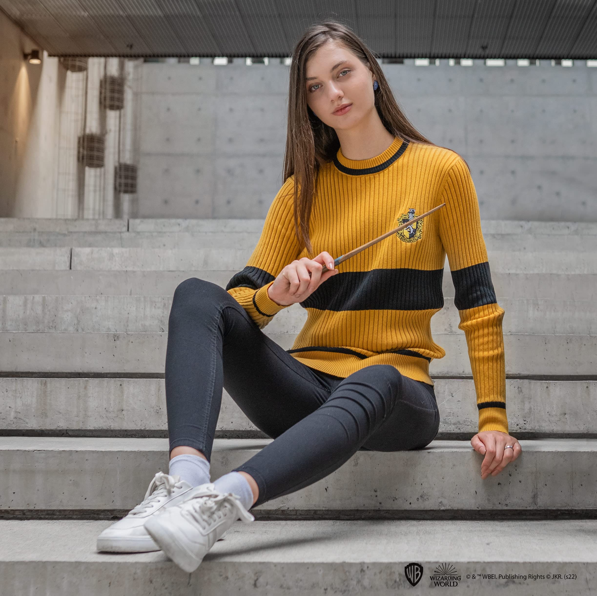 Cinereplicas Harry Potter - Tirare di Quidditch Grifondoro/Serpeverde - XS(Bambini)/S/M/L - Licenza Ufficiale