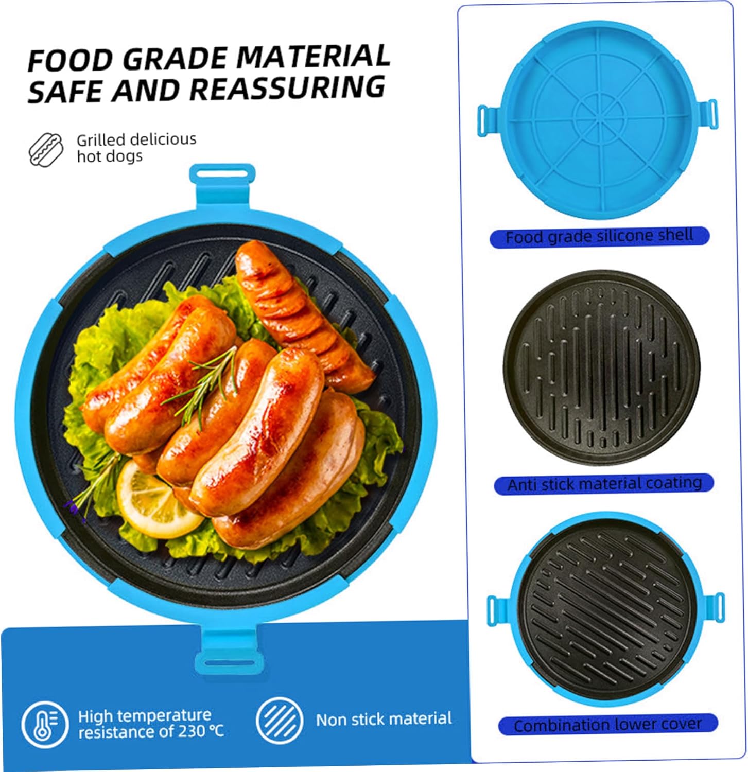 Microwave Toaster Nonstick Microwave Sandwich Maker Heat-Resistant Silicone Toastie Maker for Crispy Bacon, Beef