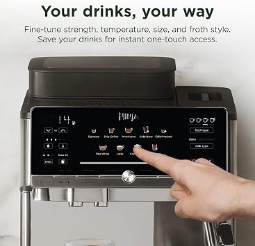 Ninja AutoBarista Fully Automatic Espresso, 10 Drink Options, AE1001