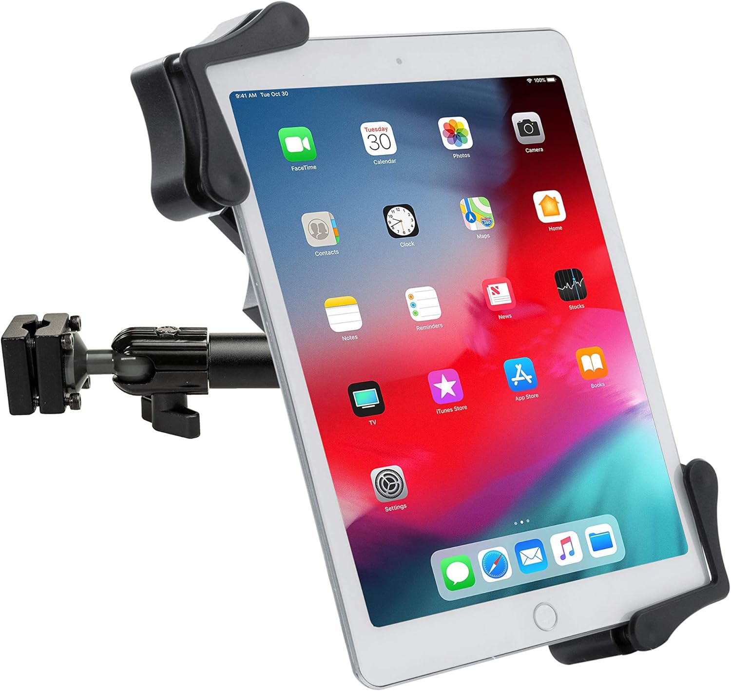 Prоduсt Dеаl Vehicle Headrest Mount – CTA Vehicle Flex Mount for 7-14-inch Tablets – Compatible with iPad 10.2 7th/ 8th/ 9th Gen, iPad Air 3, iPad Mini 5, iPad Pro 11 & 12.9, Galaxy Tab S2 & More (AUT-VHFM)