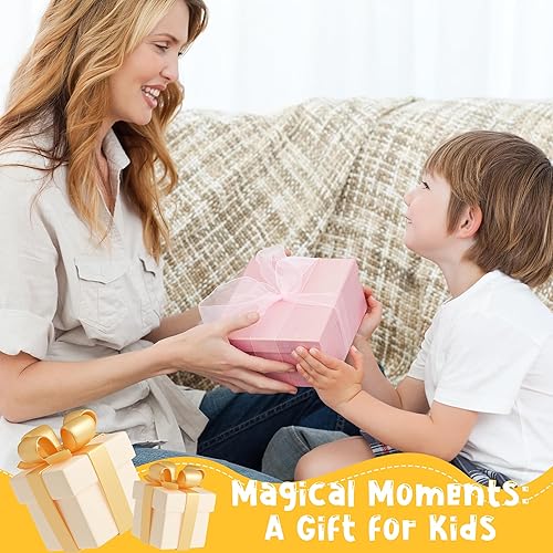 Miniatura 276 de R HORSE Juego de 2 delantales para niños y sombrero de chef, delantal de cocina azul ajustable para niños, kit de pintura y entrenamiento