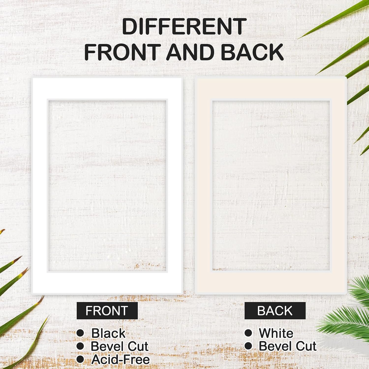 15 Pack White Picture Mats 24x36 for 20x30 Photos, Bevel Cut