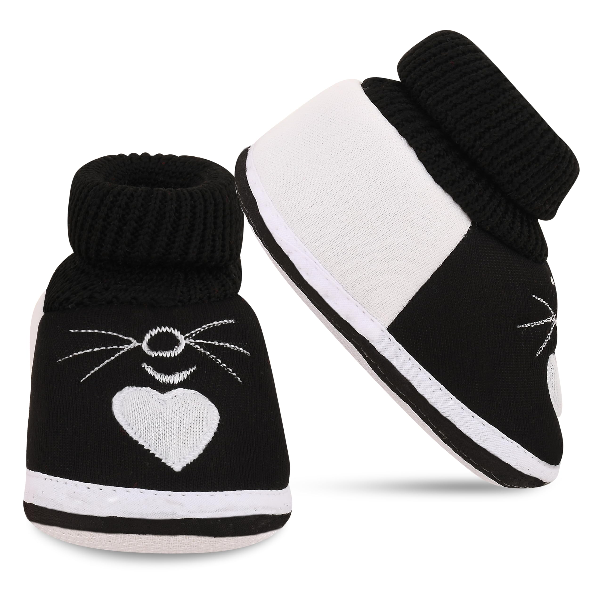 Soft Comfortable and Skin Friendly Slip-On Cotton Casual Winter Booties for 0-9 Months Baby Boy & Baby Girl-image-30