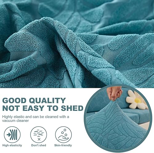 Miniatura 3 de Funda universal resistente al desgaste, fundas de cojín elásticas de repuesto para sofá, fundas de sofá antideslizantes en forma de L, funda para