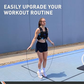 Body Sport Weighted Vest - 5lb/10lb/15lb/20lb/25lb/30lb - Fitness Vest with Refelctive Strips for Strength Training, Running, Walking, and Endurance Workouts