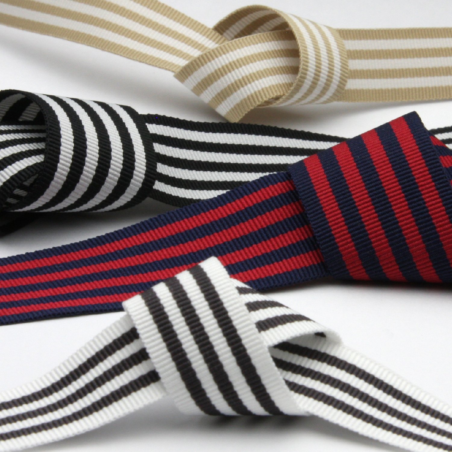 Amazon.co.jp: FUJIYAMA RIBBON ストライプグログランリボン 約15mm 