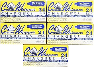 Leland N2O Whipped Cream Chargers, Pack of 120