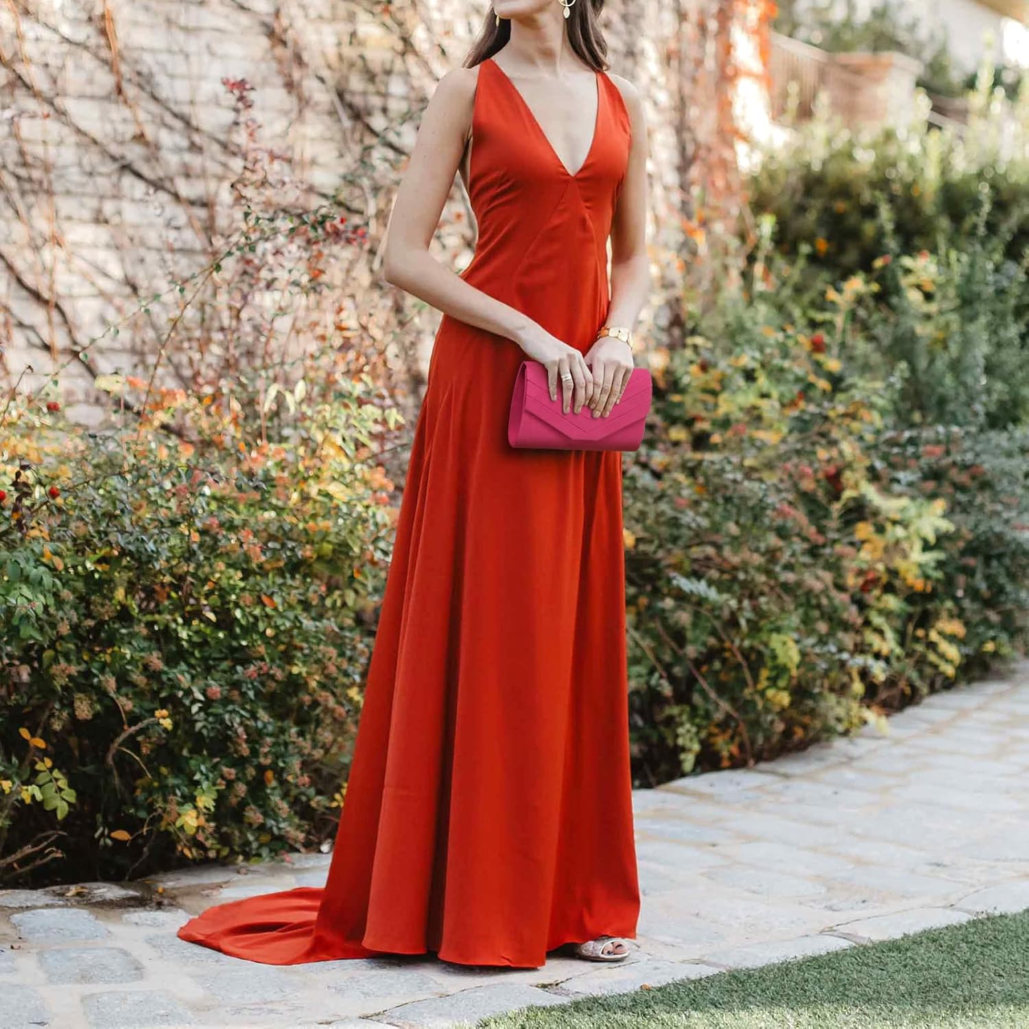 Dasein Women's Evening Bags Formal Party Clutches Wedding Purses Cocktail Prom Handbags - Image 2