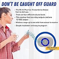 Vista 5 de Dakota Alert SBA-4k Plus - Kit de alarma solar para entrada de viga de rotura - largo alcance, al aire libre, resistente a la intemperie, alcance