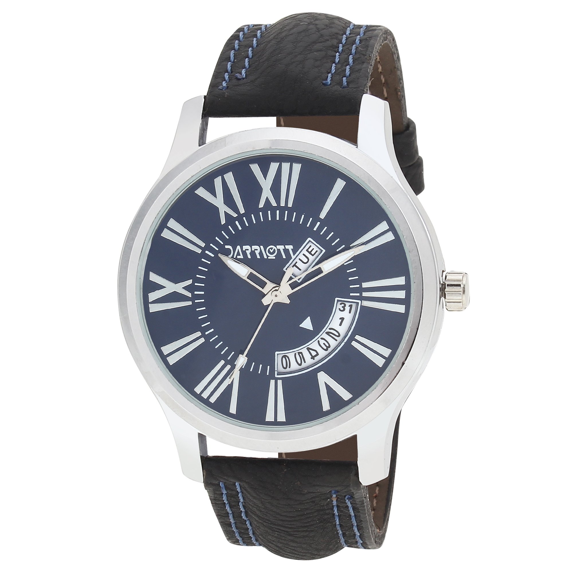 DARRIOTT Blue Dial Day and Date Mens Watch|Boys Watch OLID19 (B07CG9F9WF) Amazon Price History, Amazon Price Tracker