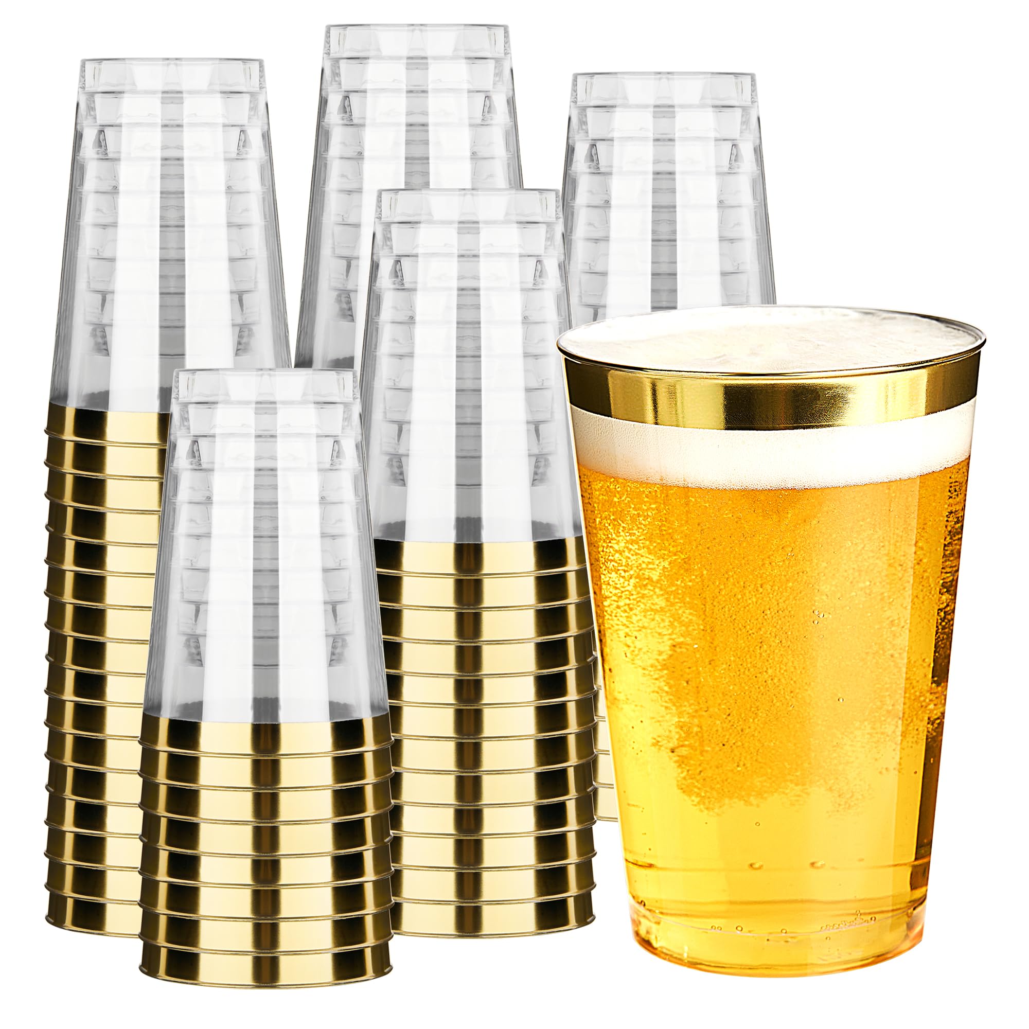 RACETOP 9 oz Clear Plastic Cups 100 packs, Perfect for Parties, Wedding — Amazon image 15