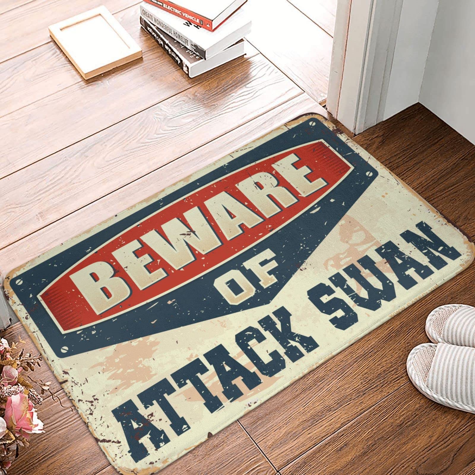 Tapis de chaussures Beware of Attack pour éviter les sols sales et nettoyer les entrées