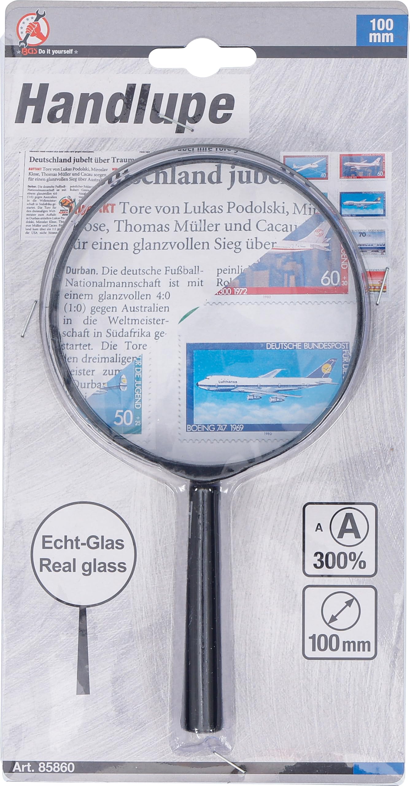 BGS Loupe de main Ø 100 mm