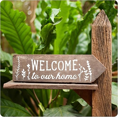 Miniatura 117 de 66 plantillas pequeñas para manualidades, plantillas reutilizables de 3 pulgadas para pintar sobre madera, plantillas de pintura para pared