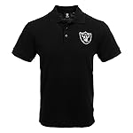 FOCO NFL Las Vegas Raiders Mens Polo Short Sleeve ShirtPolo Short Sleeve Shirt, Casual Color, L