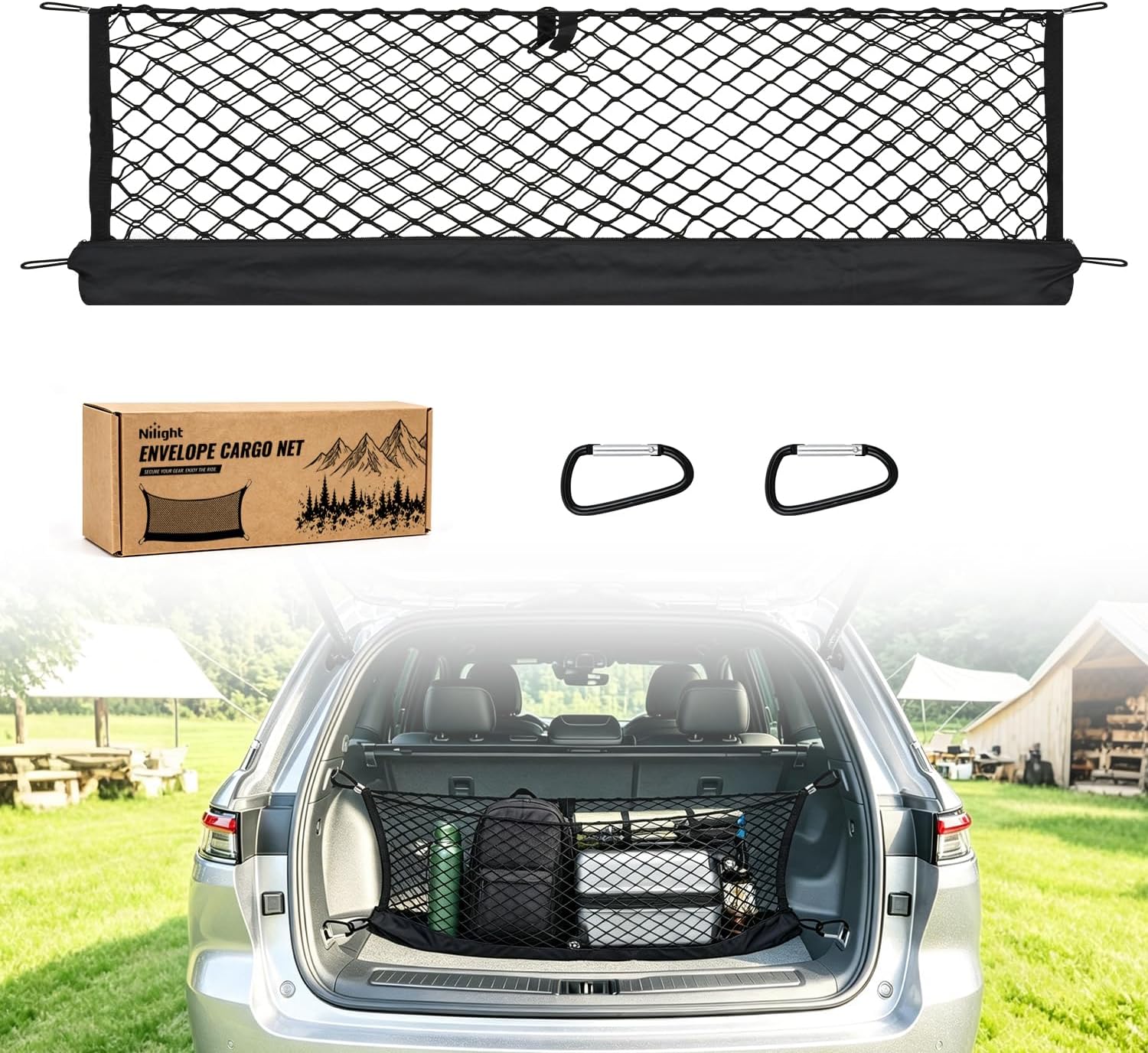 Nilight Cargo Net for Toyota Tacoma 2005-2026
