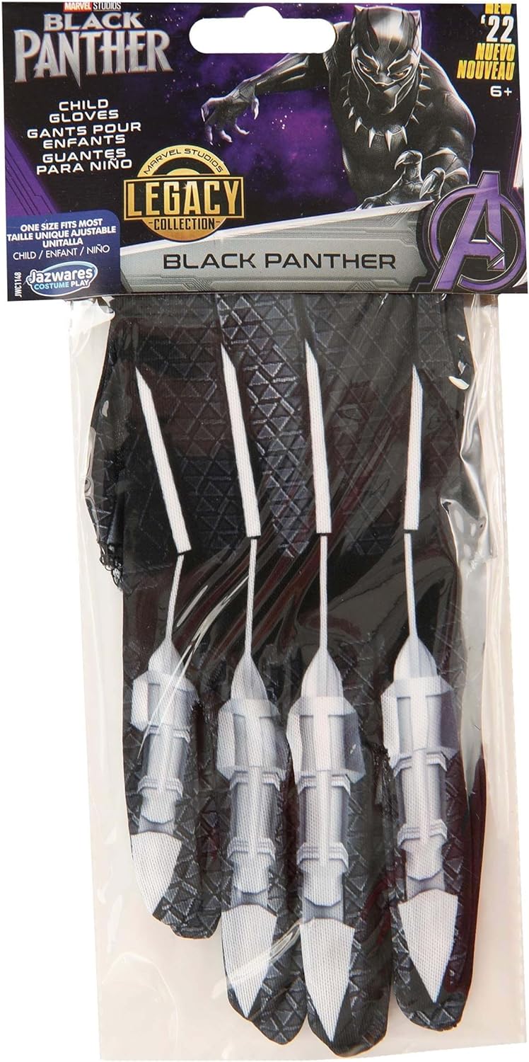 MARVEL Boys Black Panther Gloves, Kids Superhero Halloween Costume Gloves, Child - Officially Licensed - Image 4