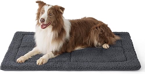 Miniatura 9 de Bedsure Cama lavable para perros grandes, alfombra de espuma suave para mascotas, versátil y ligera para jaulas Beige,Negro -,Marrón,Gris,Gris claro