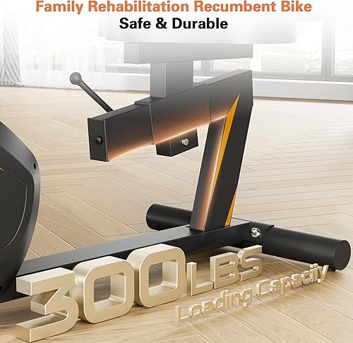 Miniatura 5 de Bicicleta estática plegable, bicicleta estacionaria 4 en 1 para entrenamiento en casa con resistencia ajustable de 16 niveles, bicicleta de ciclismo