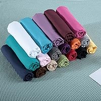 Vista 6 de Evolive Juego de 2 fundas de almohada de microfibra cepillada ultrasuave de tamaño estándar de 20 x 30 pulgadas con cierre de sobre