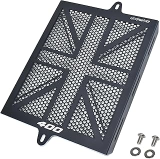 Thickened Radiator Guard Cover Mudguard Compatible with Triumph Speed 400 Scrambler 400X 2024 2025, Aluminum Made